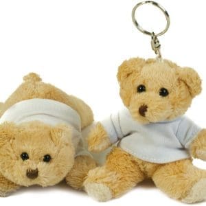 Porte-clé peluche ours Binx