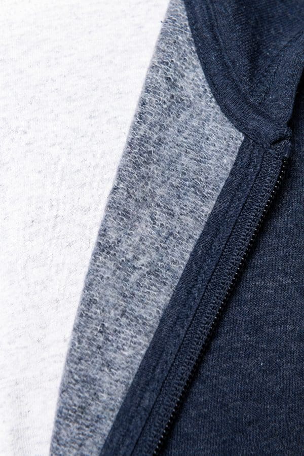 Sweat-shirt écoresponsable zippé à capuche recyclé unisexe – Image 10
