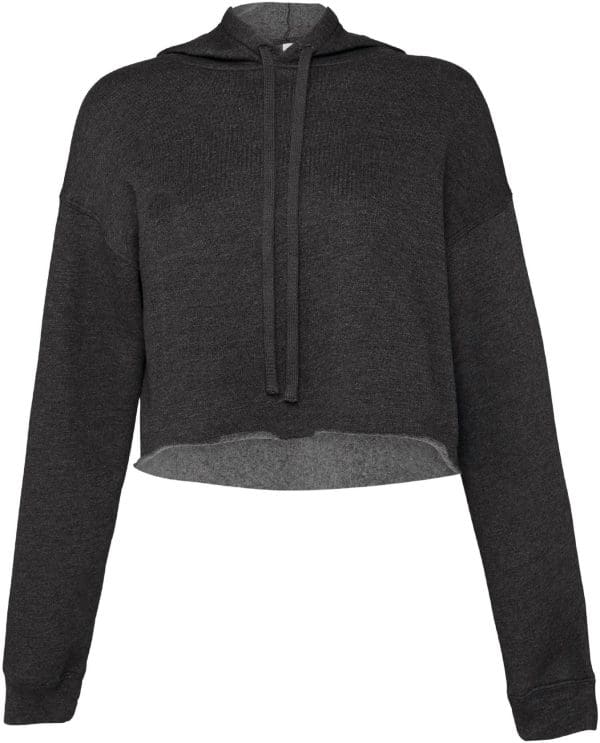 Sweat-shirt crop à capuche femme – Image 35