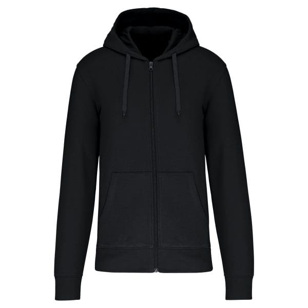 Sweat-shirt écoresponsable zippé à capuche homme – Image 10