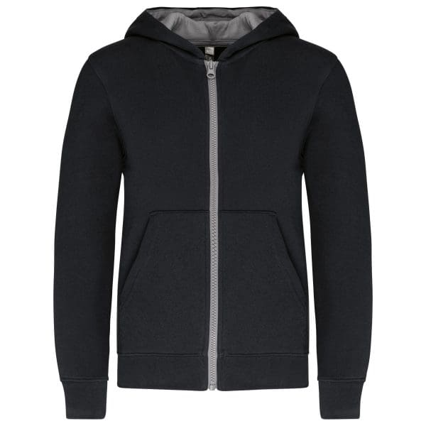 Sweat-shirt zippé capuche enfant – Image 9