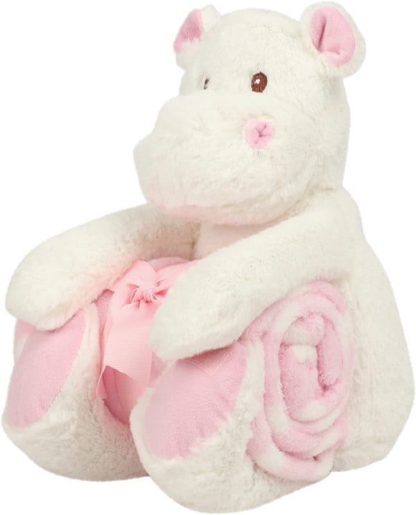 Peluche hippopotame avec couverture – Image 7