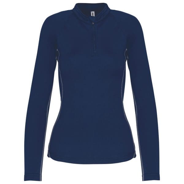 Haut de sport manches longues ¼ zip femme – Image 15