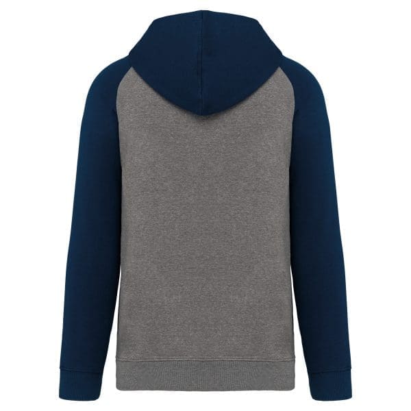 Sweat-shirt à capuche bicolore – Image 95