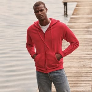 Sweat-shirt homme zippé capuche Classic (62-062-0)