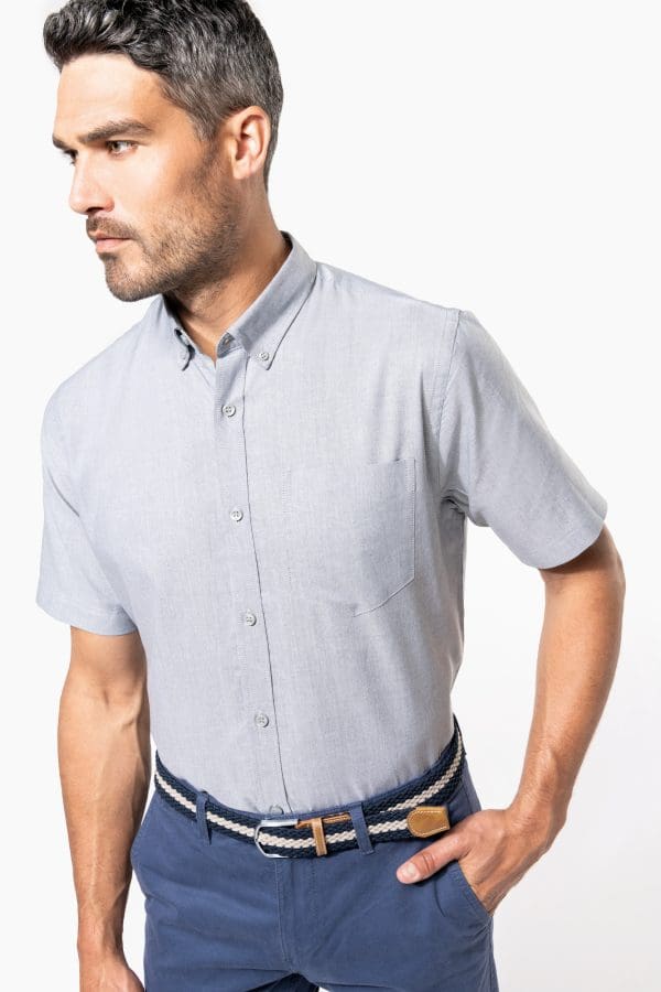 Chemise Oxford manches courtes – Image 4