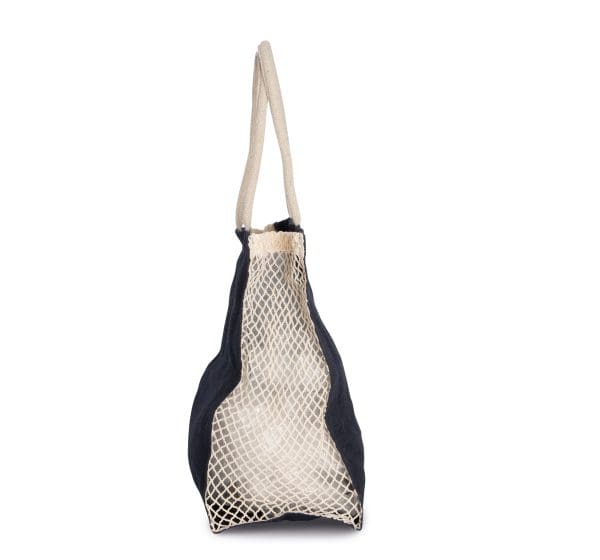 Sac shopping avec soufflet en filet – Image 6