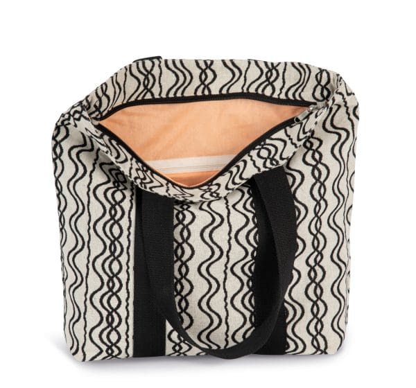 Sac shopping recyclé - Motifs vague – Image 4
