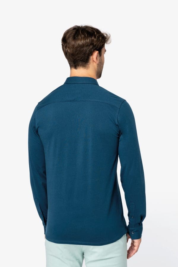 Chemise écoresponsable en jersey homme – Image 4