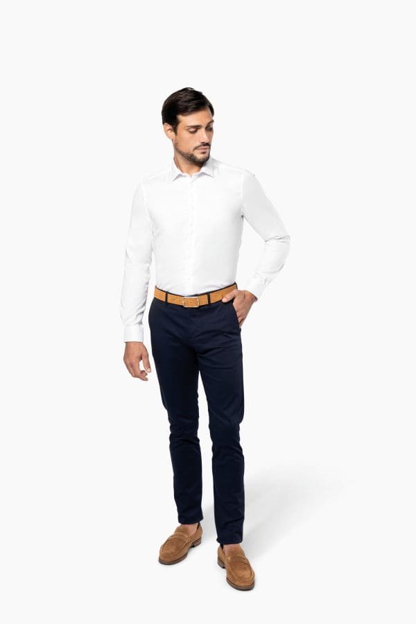 Chemise Oxford pinpoint manches longues homme – Image 5
