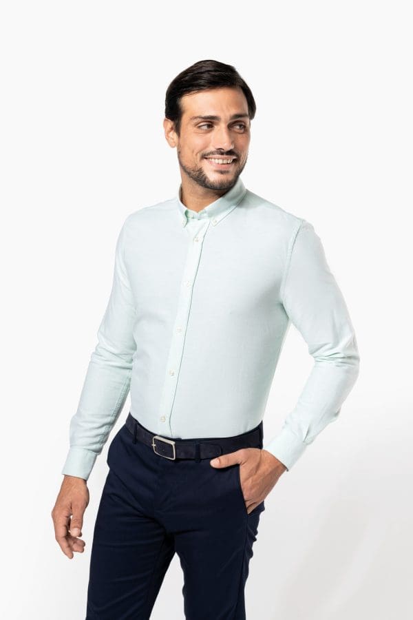 Chemise Oxford manches longues homme – Image 4