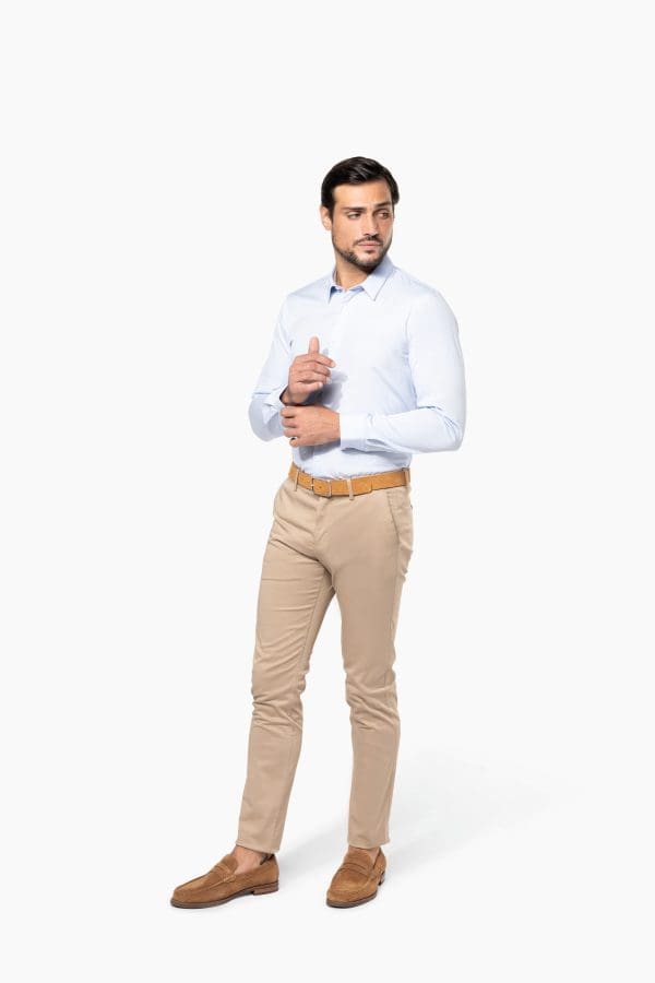 Chemise popeline manches longues homme – Image 6