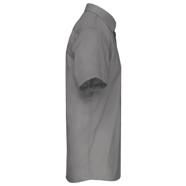 Chemise popeline polycoton manches courtes entretien facile homme – Image 452