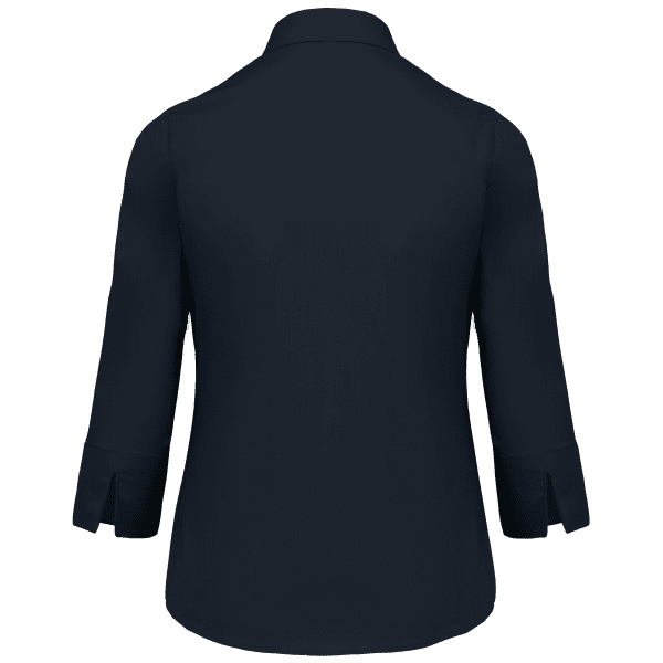 Chemise popeline polycoton manches 3/4 entretien facile femme – Image 122