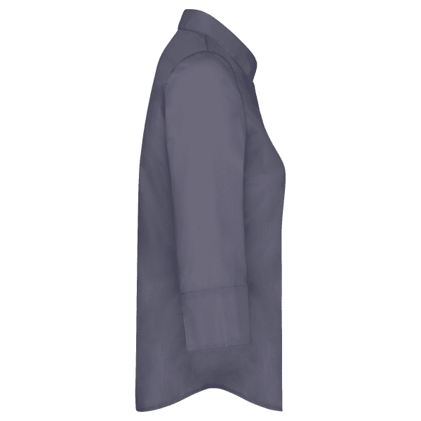 Chemise popeline polycoton manches 3/4 entretien facile femme – Image 370