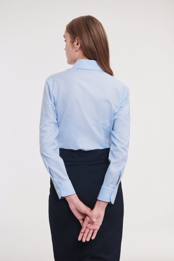 Chemise femme manches longues Oxford – Image 3