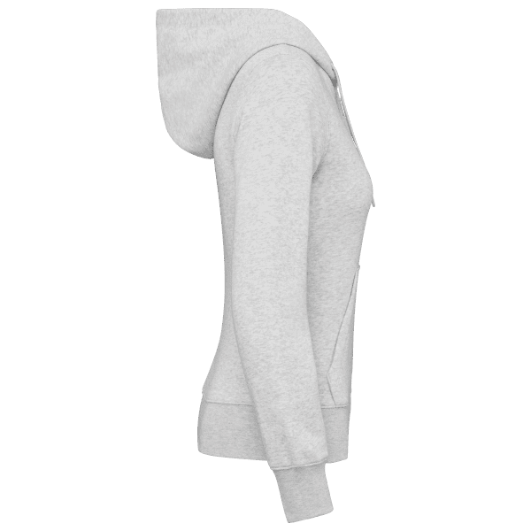 Sweat-shirt écoresponsable zippé à capuche femme – Image 435
