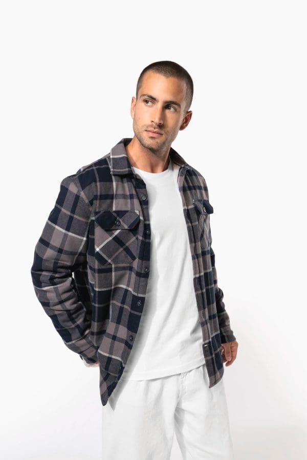 Surchemise à carreaux doublée sherpa homme – Image 72