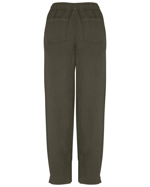 Pantalon écoresponsable délavé en lin femme – Image 70