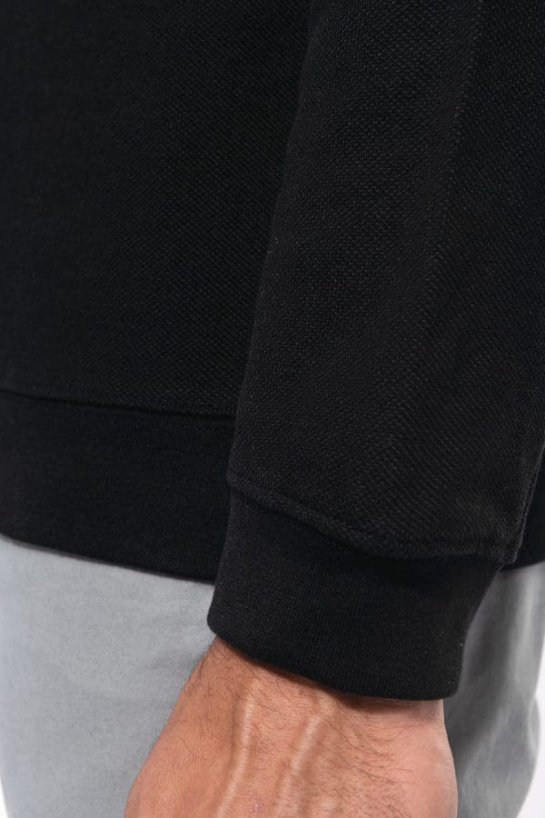 Trucker > sweat-shirt piqué col zippé homme – Image 1754