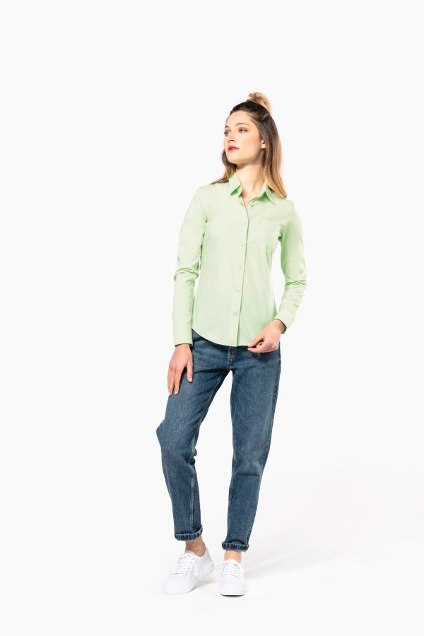 Chemise popeline polycoton entretien facile femme – Image 495