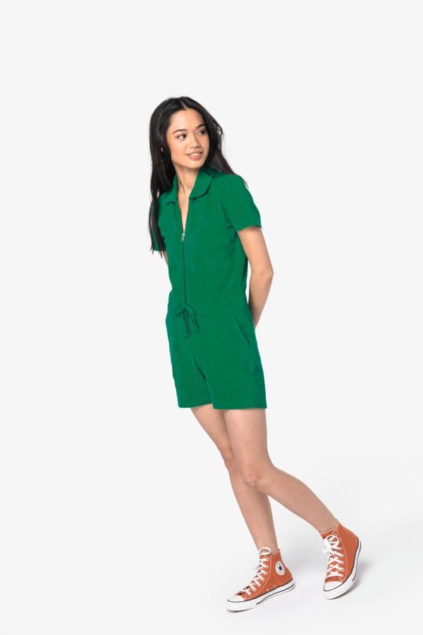 Combinaison short écoresponsable en éponge femme – Image 143