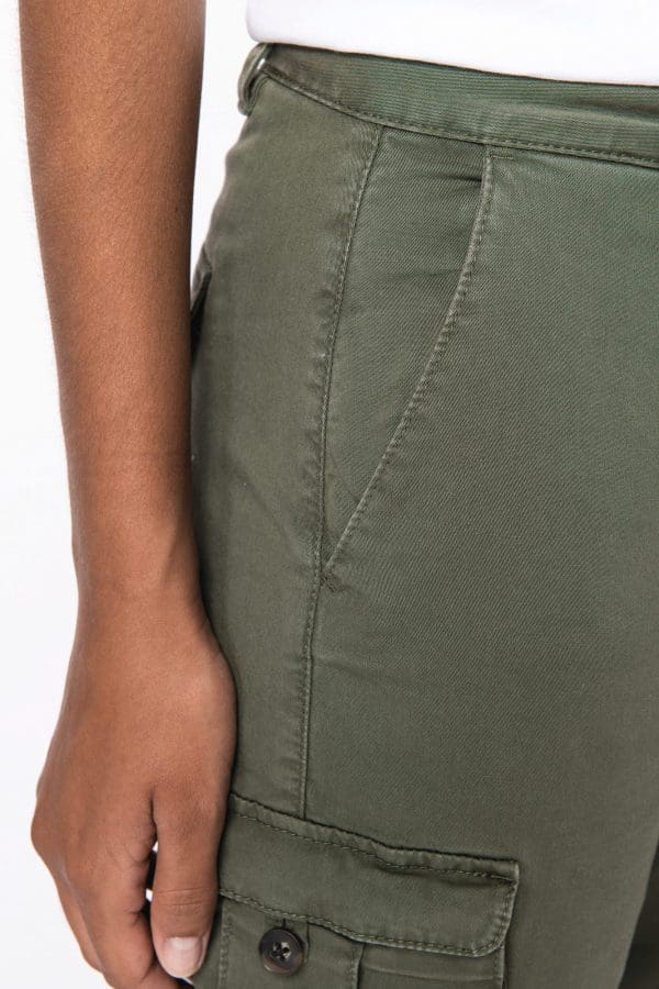 Pantalon cargo écoresponsable délavé femme – Image 100