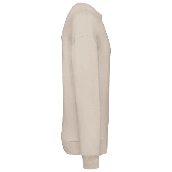 Sweat-shirt écoresponsable à col rond oversize unisexe – Image 1211