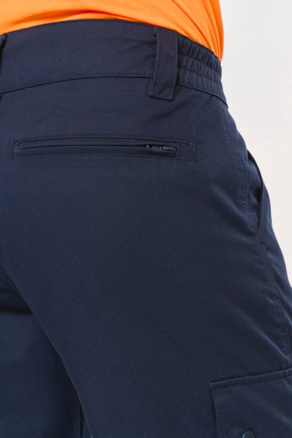 Pantalon cargo unisexe avec bas élastiqué et bande réfléchissante – Image 149